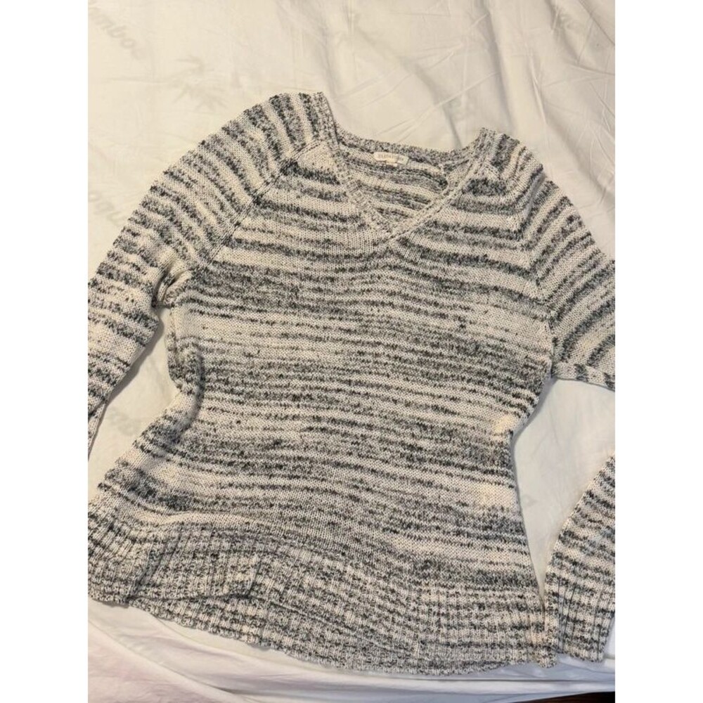 Eileen Fisher log sleeve knit top large
